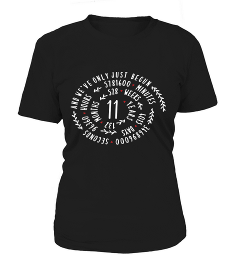 11 Years Anniversary Statement T-Shirt for Her or Him Women's T-Shirt