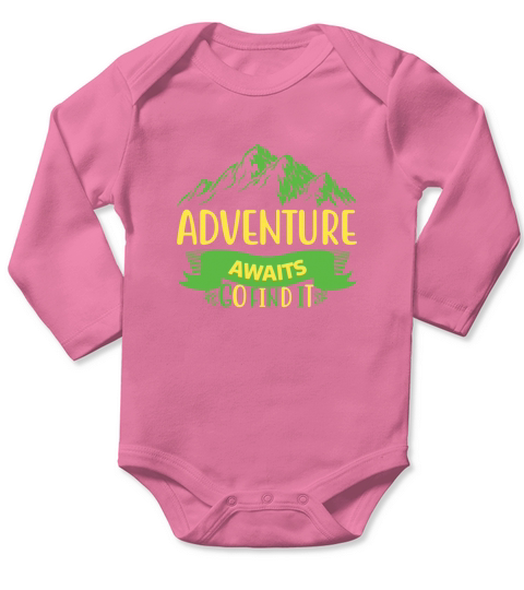 Adventure Awaits Go Find It Long Sleeve Baby One-Piece