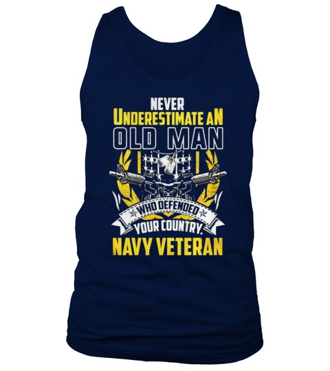 Navy Tank Top Unisex