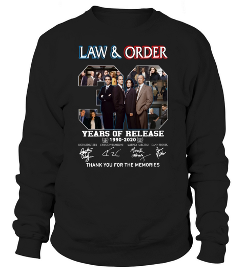 law and order print Sweatshirt Unisex