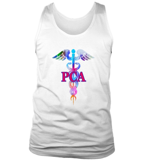 Patient Care Assistant Pca Caduceus Watercolor Art Tank Top Unisex