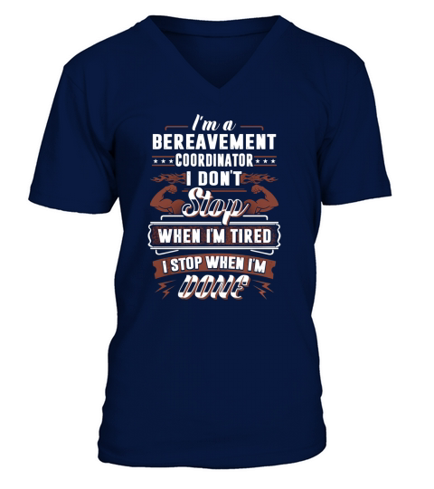 Bereavement Coordinator V-Neck T-shirt