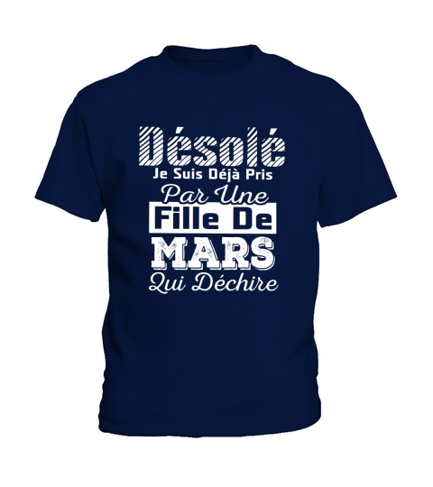 DESOLE JE SUIS DEJA PRIS PAR UNE FILLE Kids T-Shirt