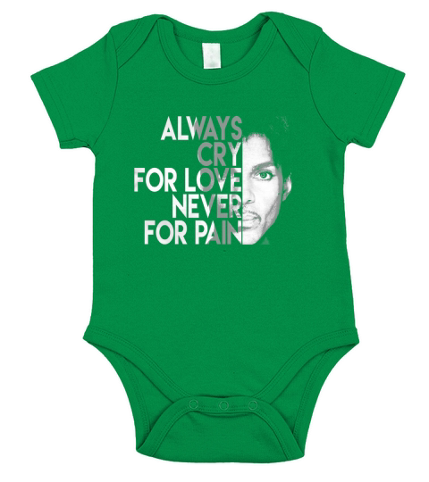 Prince Sometimes It Snows In April Short Sleeve Baby One-Piece