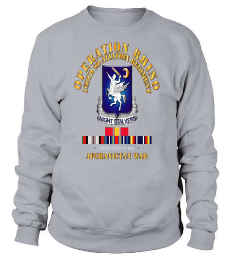 operation rhino afghanistan 160th so aviation rgt Sweatshirt Unisex