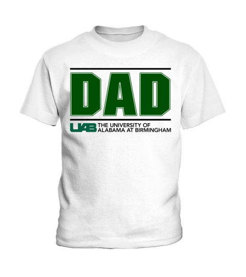 University Of Alabama At Birmingham Proud Dad Parents Day 2020 Kids T-Shirt