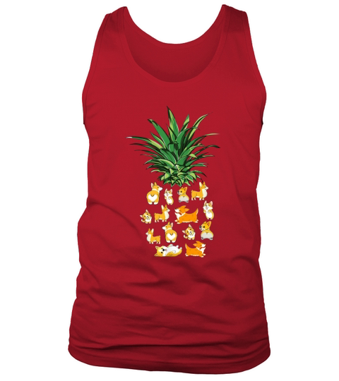Pineapple Corgi Best Birthday For Corgi Lovers shirt Tank Top Unisex