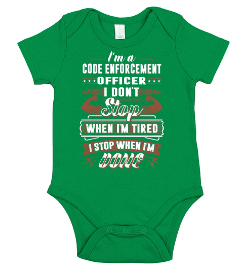Code Enforcement Officer Short Sleeve Baby One-Piece