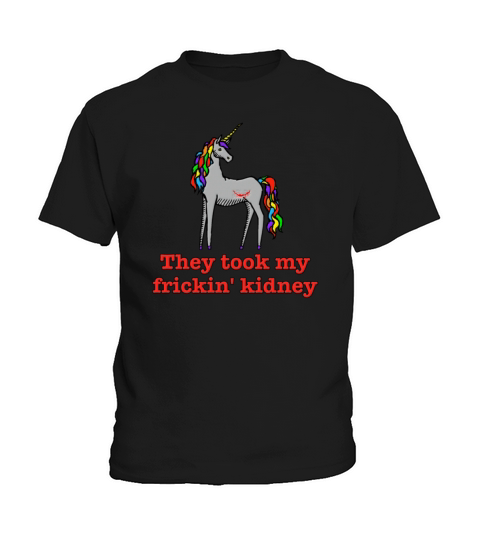 Charlie Unicorn They Took My Frickin  Kidney Kids T-Shirt