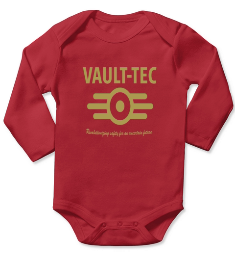 Fallout vault tec Long Sleeve Baby One-Piece