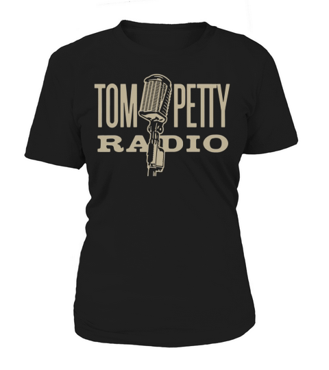 Vintage Tom Petty Radio Mono Art Women's T-Shirt