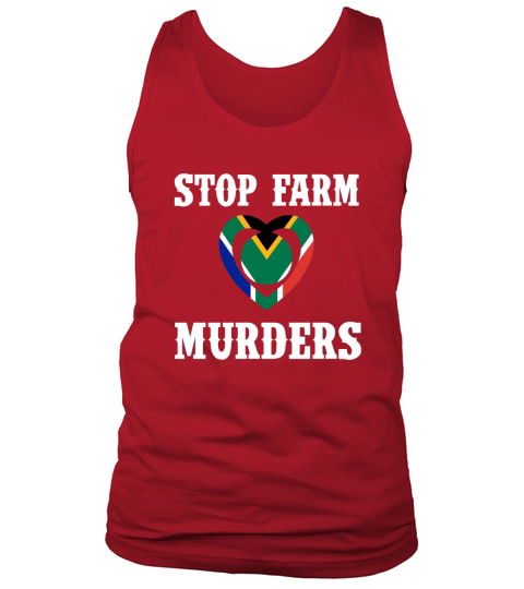 STOP FARM MURDERS Tank Top Unisex