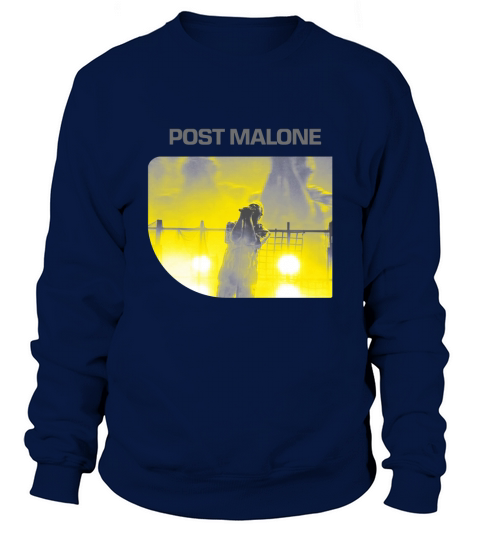 Vintage  Post Malone On Stage Picture Sweatshirt Unisex