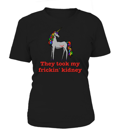 Charlie Unicorn They Took My Frickin  Kidney Women's T-Shirt
