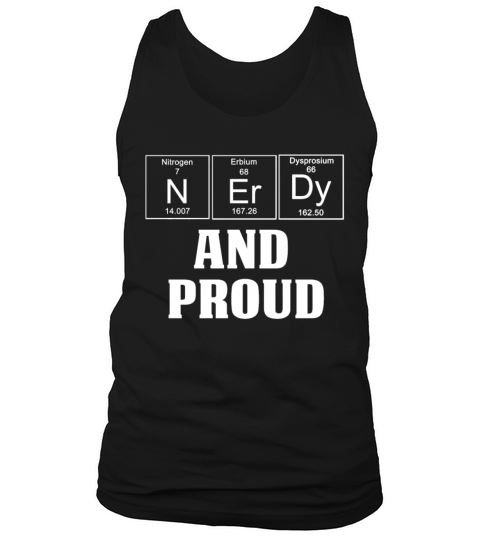 NERDY AND PROUD Teachers Assistant Design Tank Top Unisex