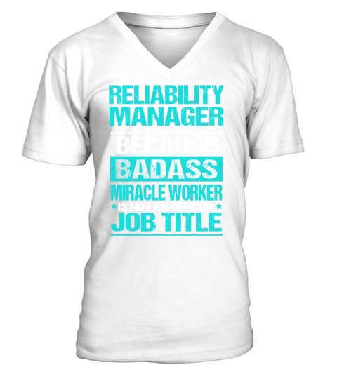 RELIABILITY MANAGER V-Neck T-shirt