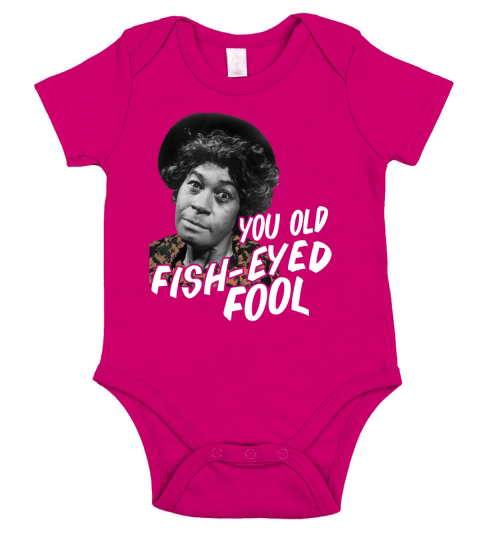 YOU OLD FISHEYED FOOL Short Sleeve Baby One-Piece