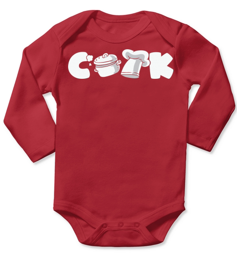 Cooking Lover Cook Long Sleeve Baby One-Piece