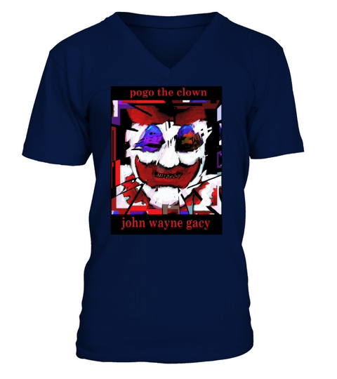 John Wayne Gacy Art T-Shirt SHIRT V-Neck T-shirt