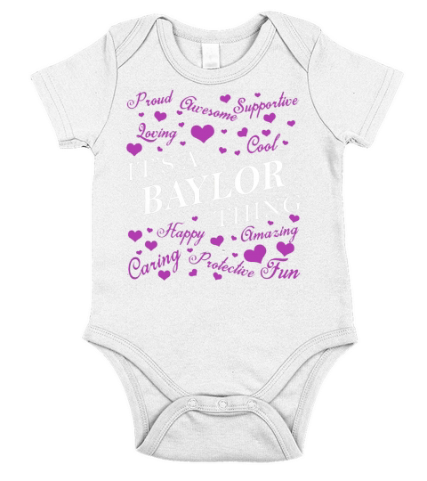 BAYLOR Shirts - Its a BAYLOR Thing Name Shirts Short Sleeve Baby One-Piece