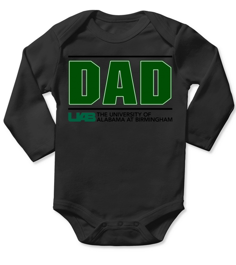 University Of Alabama At Birmingham Proud Dad Parents Day 2020 Long Sleeve Baby One-Piece