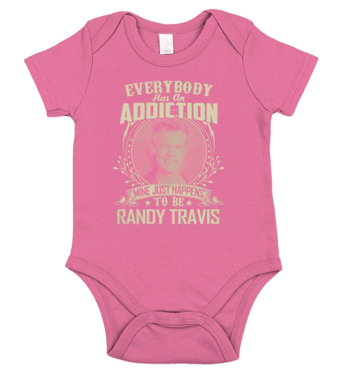 Randy Travis - Addiction Short Sleeve Baby One-Piece