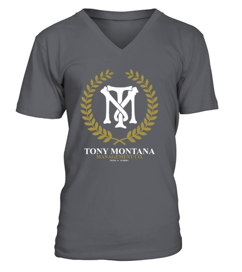 Tony Montana Management Co V-Neck T-shirt