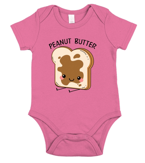 Peanut Butter Matching Halloween Costume Set DIY Jelly Shirt Short Sleeve Baby One-Piece