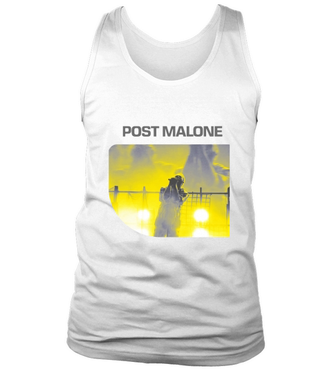 Vintage  Post Malone On Stage Picture Tank Top Unisex