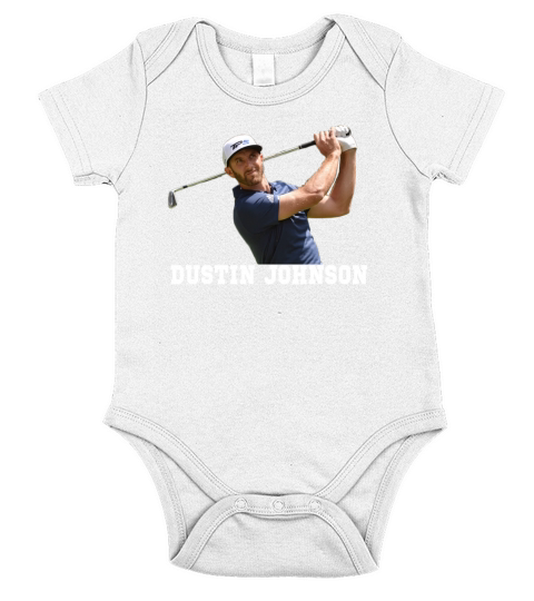 Golf Dustin Johnson Short Sleeve Baby One-Piece