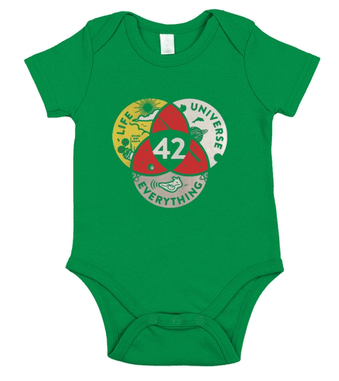 42 the answer to life the universe and everything Short Sleeve Baby One-Piece