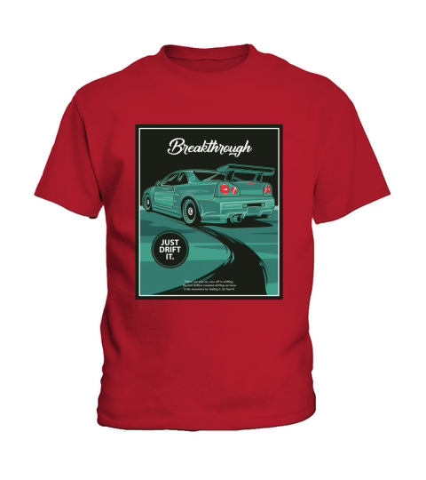 Vintage Car Breakthrough just drift it Kids T-Shirt