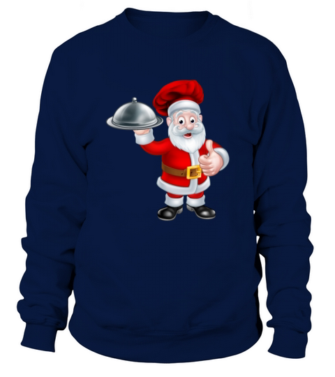 Santa-Chef-Christmas-dinner - Mens Premium T-Shirt Sweatshirt Unisex
