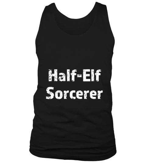Half-Elf Sorcerer  Race and Class DnD Gaming Tank Top Unisex