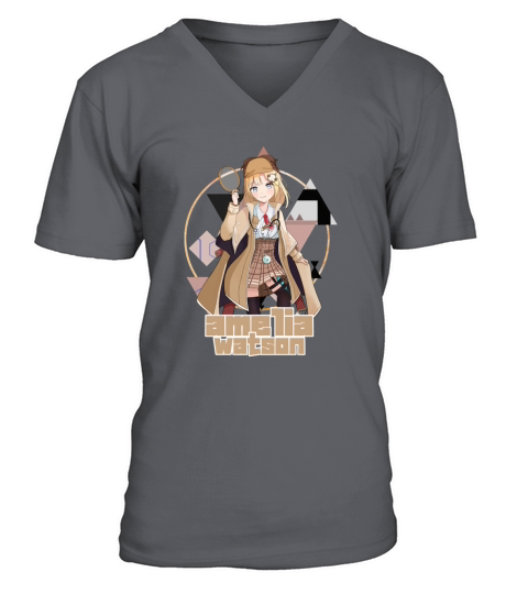 amelia watson voice actor V-Neck T-shirt