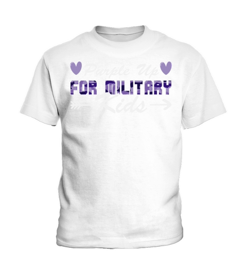 Purple up for military kids 3 Kids T-Shirt