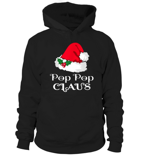 Original Christmas Pop Pop Claus Matching Pajama Santa Hat X-mas sweater Hoodie Unisex