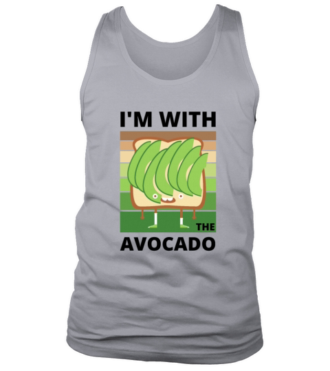 Im with the Avocado on Toast Dark Design Tank Top Unisex