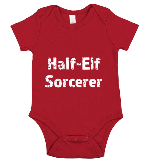 Half-Elf Sorcerer  Race and Class DnD Gaming Short Sleeve Baby One-Piece