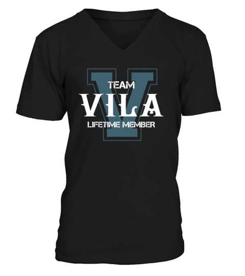 VILA Shirts - Team VILA Lifetime Member Name Shirts V-Neck T-shirt