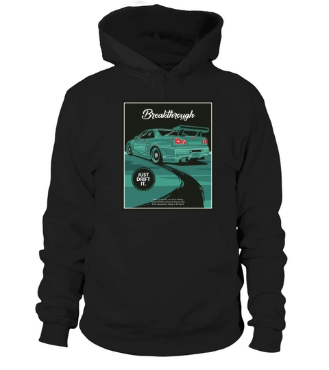 Vintage Car Breakthrough just drift it Hoodie Unisex