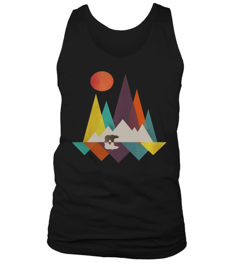 Awesome-Geometric-Outdoor-Mountain Tank Top Unisex