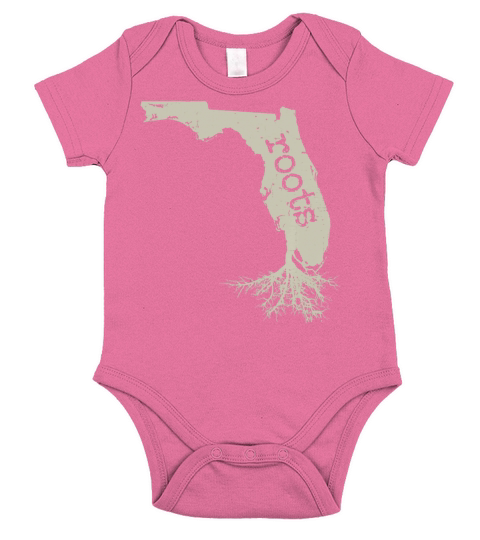 Florida Native Roots T-Shirt Short Sleeve Baby One-Piece