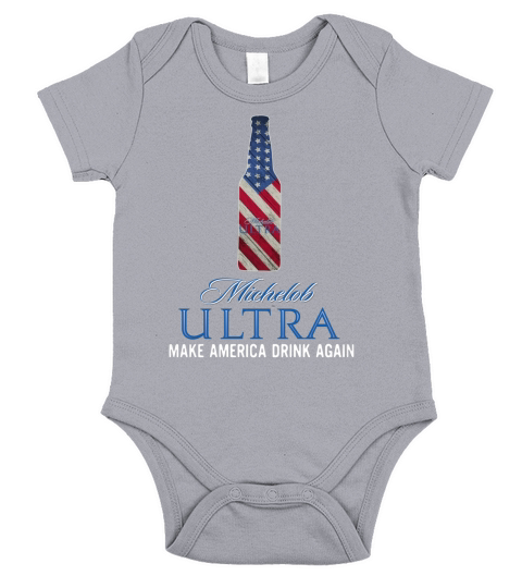 Michelob Ultra Make America drink again Short Sleeve Baby One-Piece