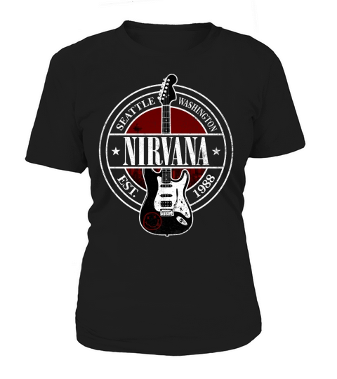 Nirvana Seattle Washington Circle Est 1988 Women's T-Shirt