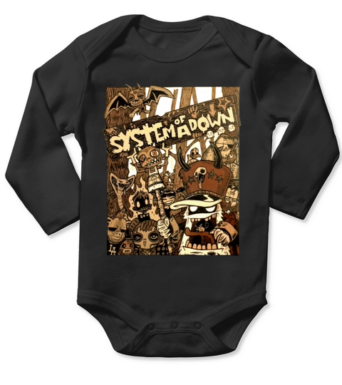 system of a down voodoo t shirt, shirt, tee Long Sleeve Baby One-Piece