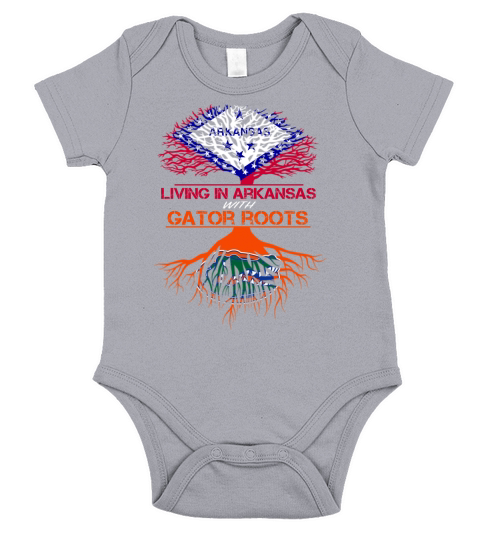 Arkansas Florida Pride Short Sleeve Baby One-Piece
