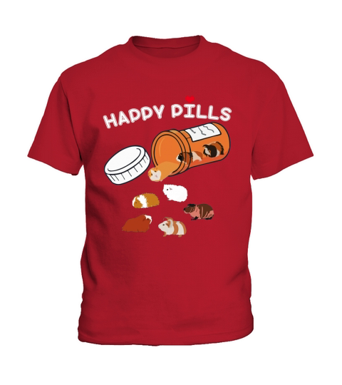 Guinea Pig Happy Pills Kids T-Shirt