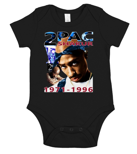 Tupac Shakur 1971-1996 Short Sleeve Baby One-Piece