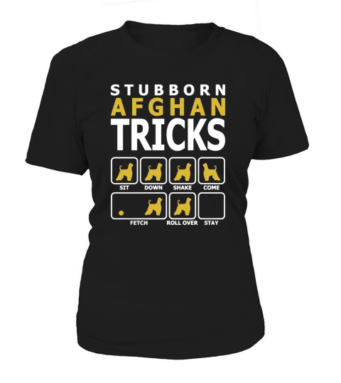 Stubborn Afghan Hound Dog Tricks  Mens TShirt Women's T-Shirt